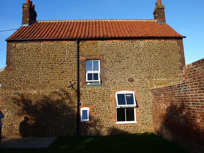 Back of cottage